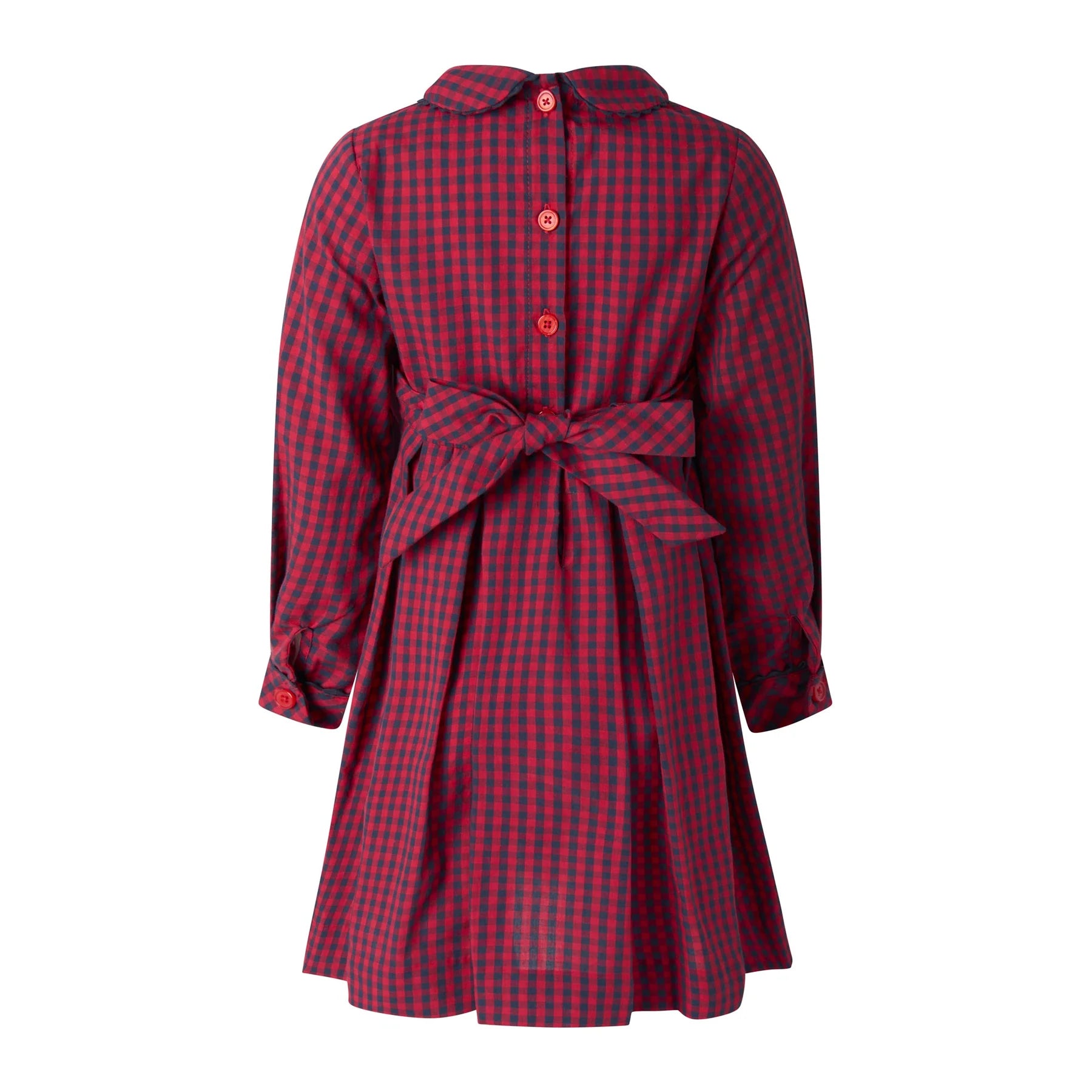 Rachel Riley Check Lumberjack Pleated Dress