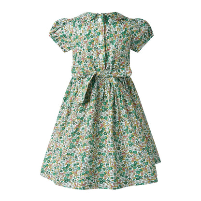 Rachel Riley Botanical Frill Front Dress