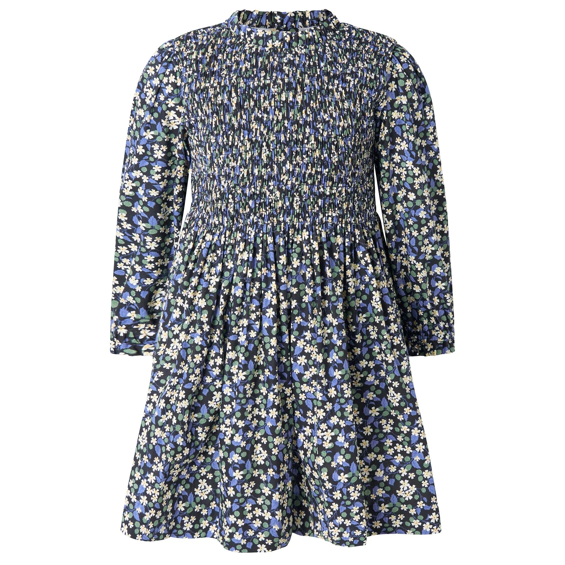  Rachel Riley Floral Berry Ruched Dress