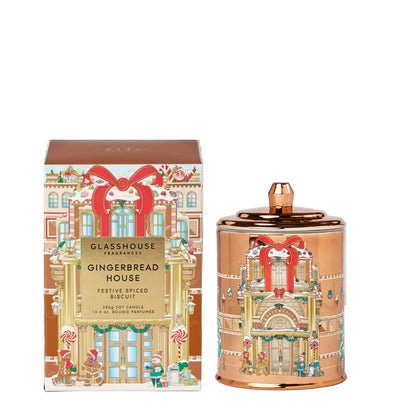 Glasshouse Gingerbread House Candle