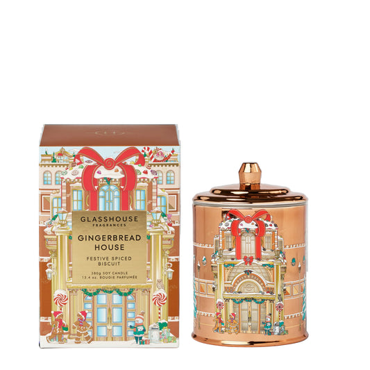 Glasshouse Gingerbread House Candle