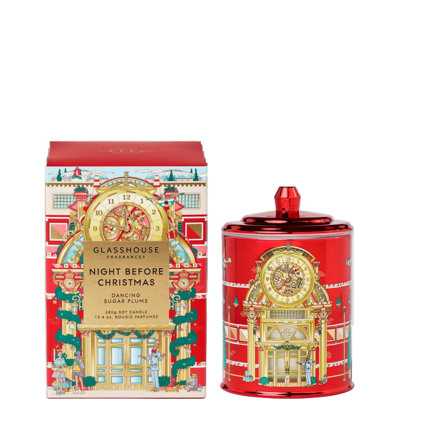 Glasshouse Night Before Christmas Candle