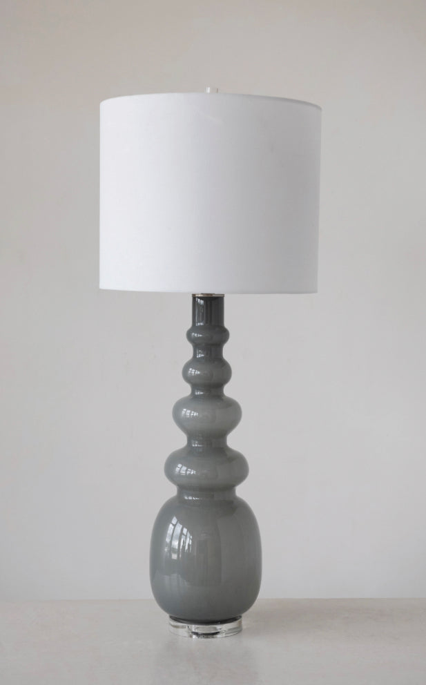 Tall Glass Lamp