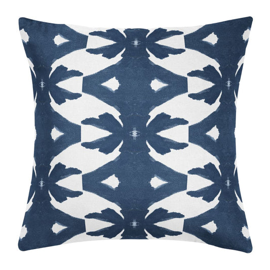 Laura Park Palm Pillow Navy