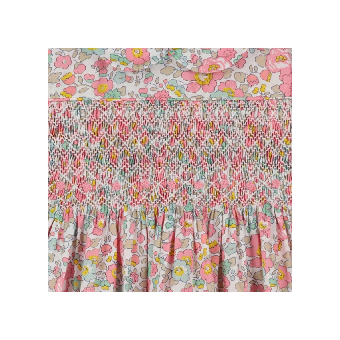 Question Everything Haven Floral Smocked Dress - Pink