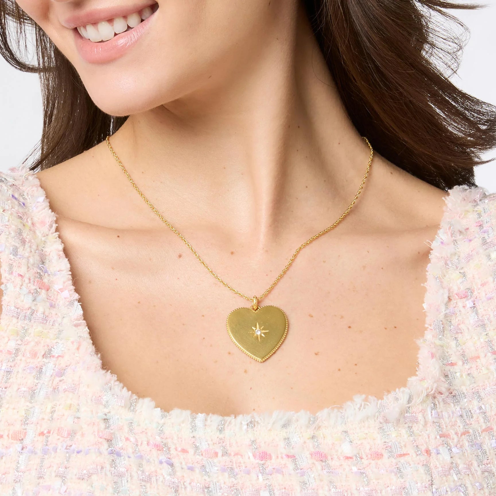 Julie Vos Heart Necklace- La Petite Maison