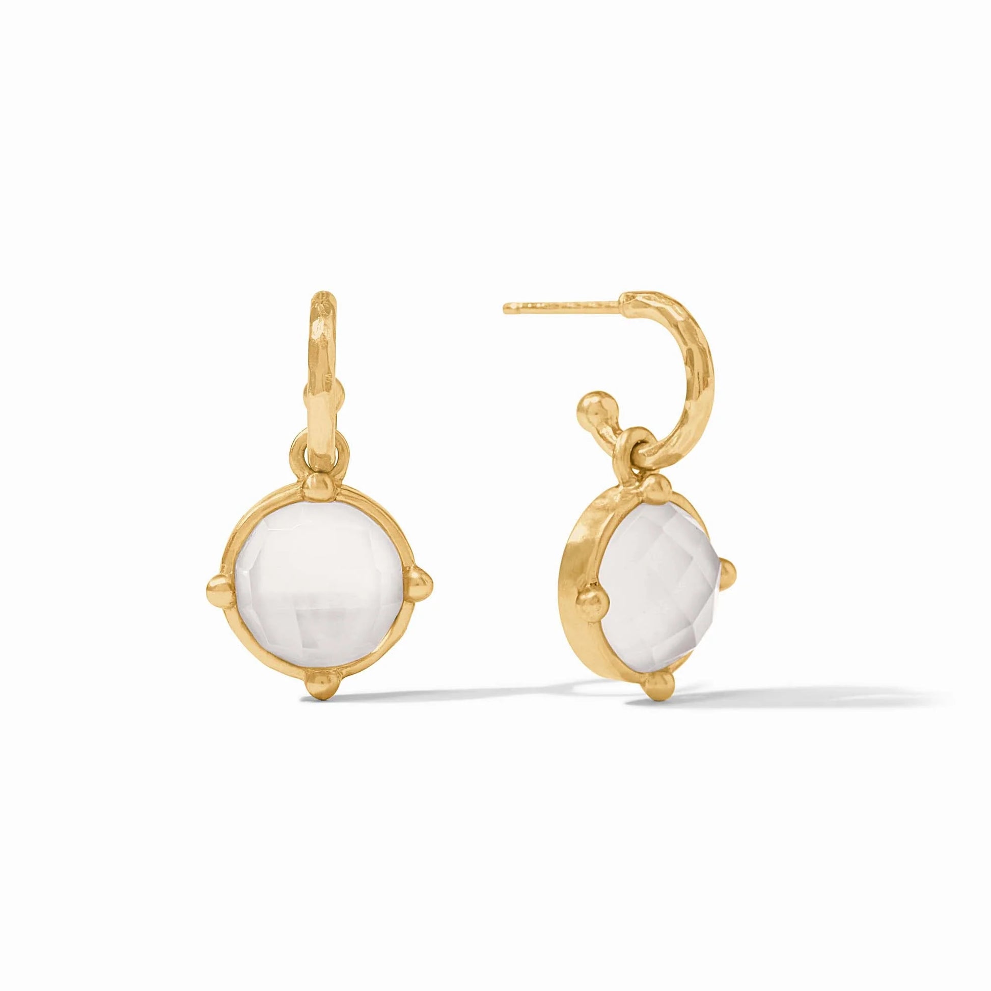 Julie Vos Honeybee Hoop & Charm Earring 