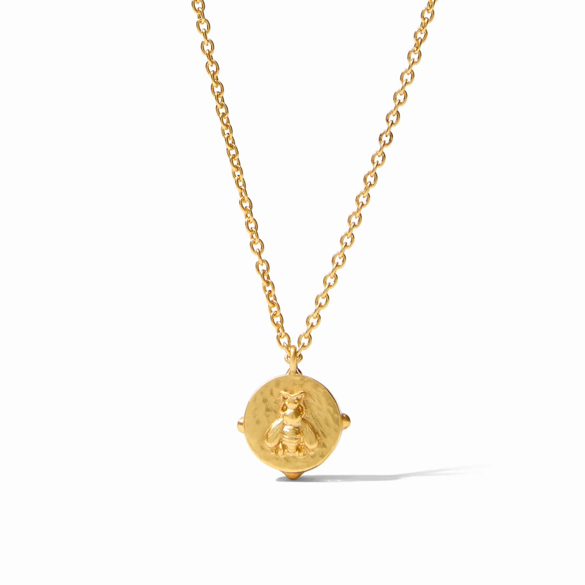 Julie Vos Honeybee Solitaire Necklace 