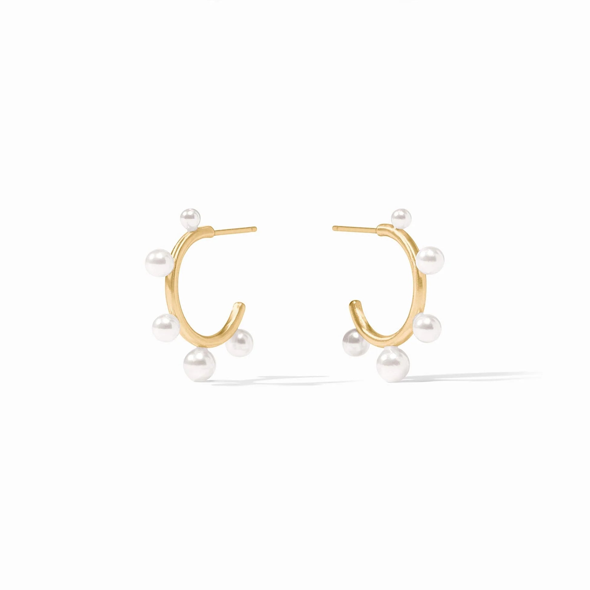 Julie Vos Hydra Stone Hoop Earring - Small- La Petite Maison