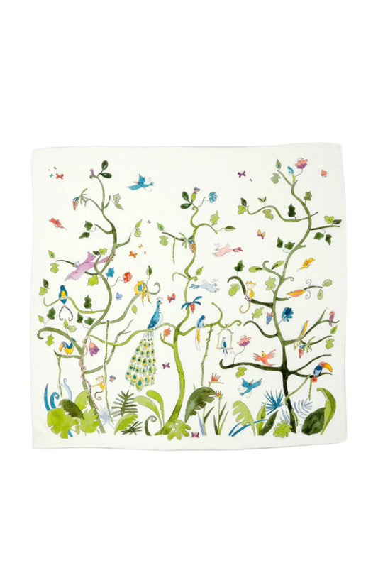 Timo & Violet Tropical Chinoiserie Shawl Blanket