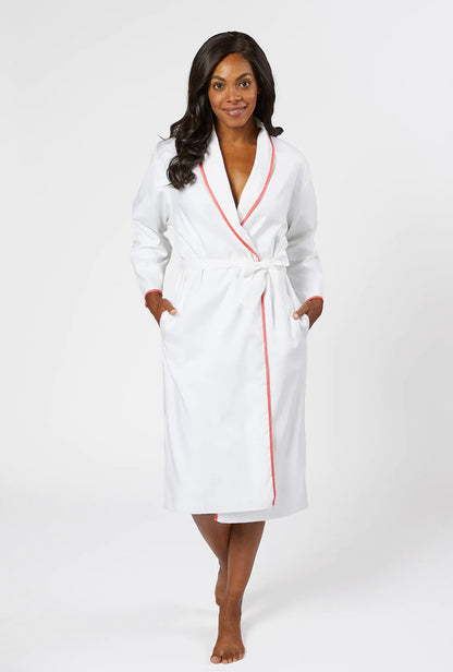 Coral Trimmed Robe