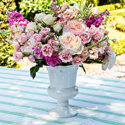 Juliska Berry & Thread Petite Parterre Garden Vase - Whitewash 8"