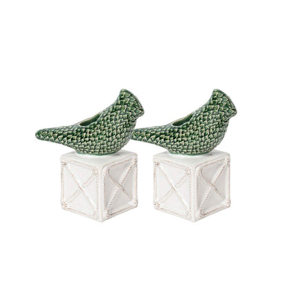 Juliska Berry & Thread Bird Topiary Candlestick - Set/2