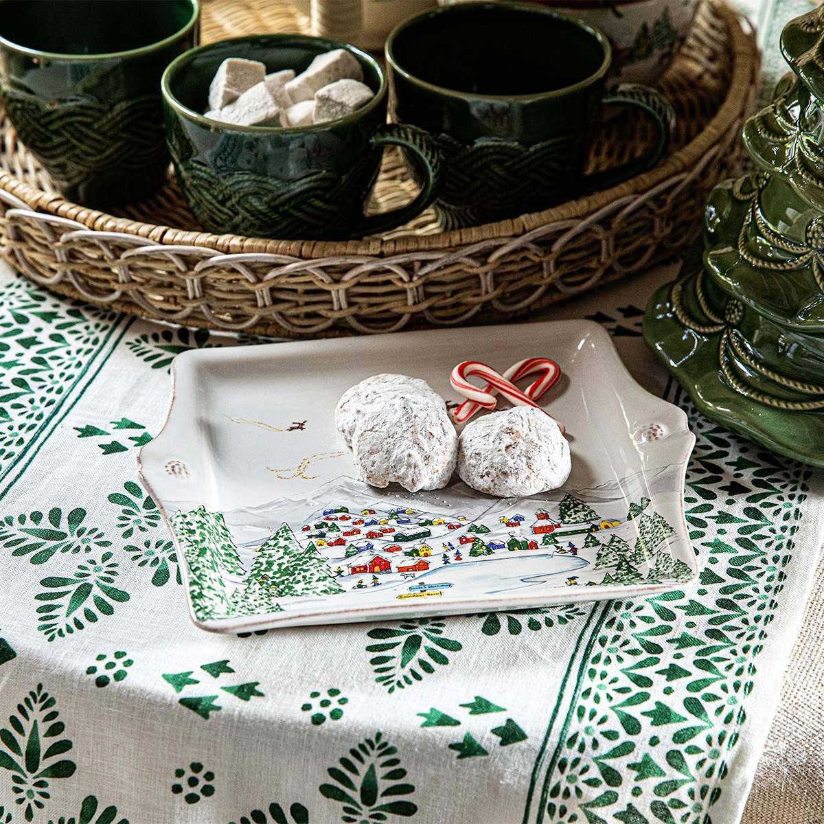 Juliska Berry & Thread North Pole 10" Cookie Tray