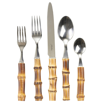 Juliska Bamboo 5pc Flatware Place Setting - Natural - La Petite Maison