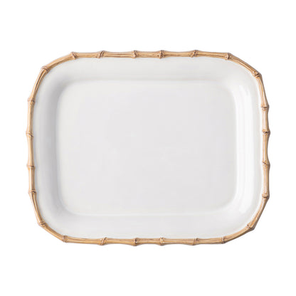 Juliska Bamboo 12" Platter - Natural- La Petite Maison