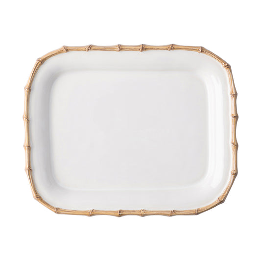Juliska Bamboo 12" Platter - Natural- La Petite Maison