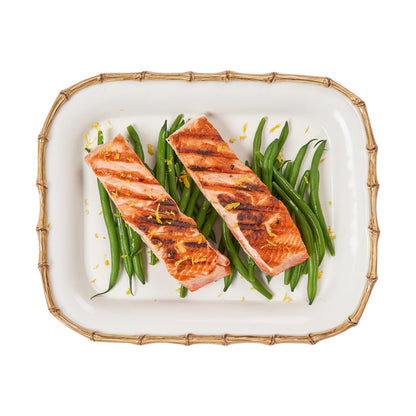 Juliska Bamboo 12" Platter - Natural- La Petite Maison