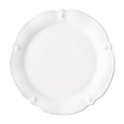 Juliska Berry Thread flared dinner plate whitewash