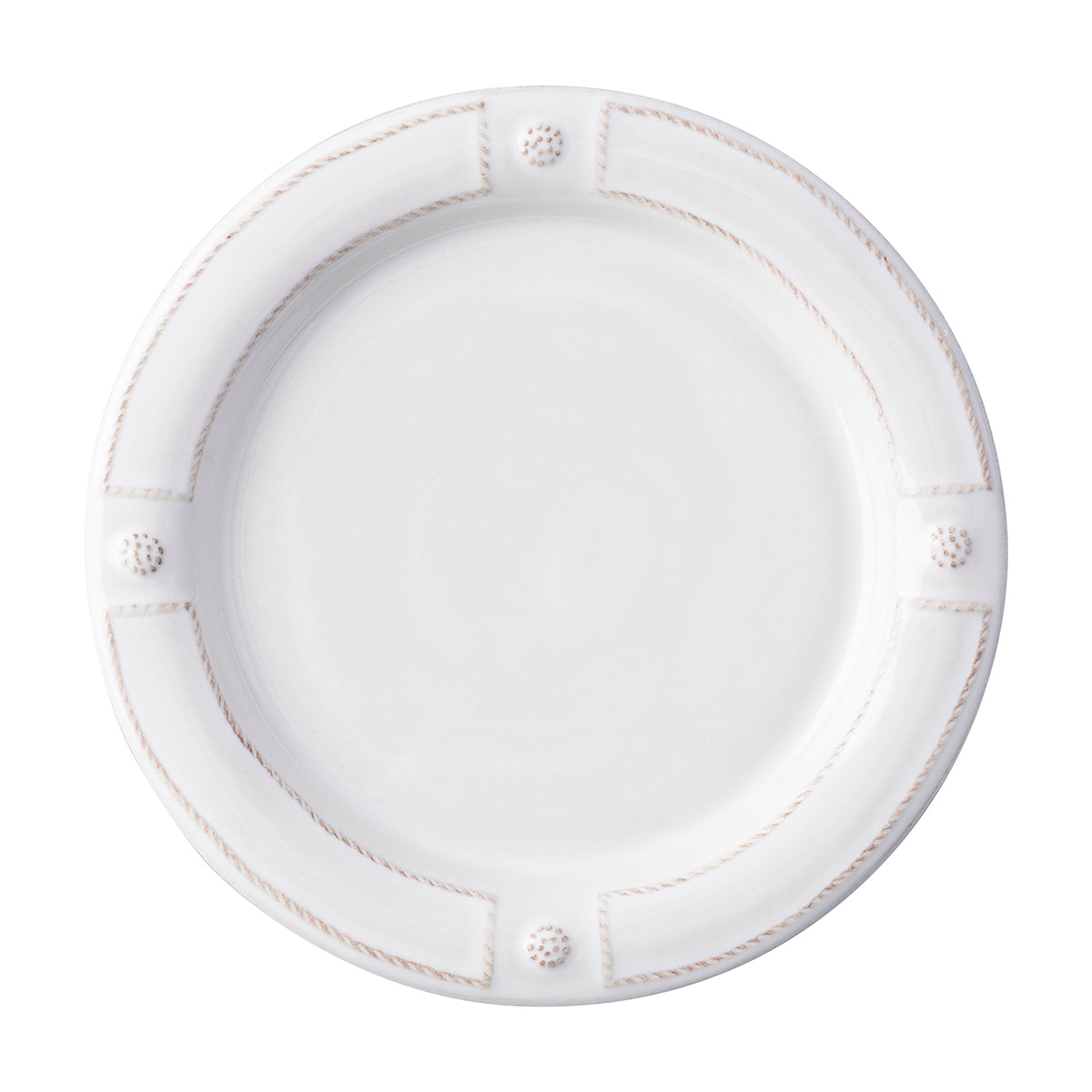 Juliska berry thread french panel dinner plate whitewash