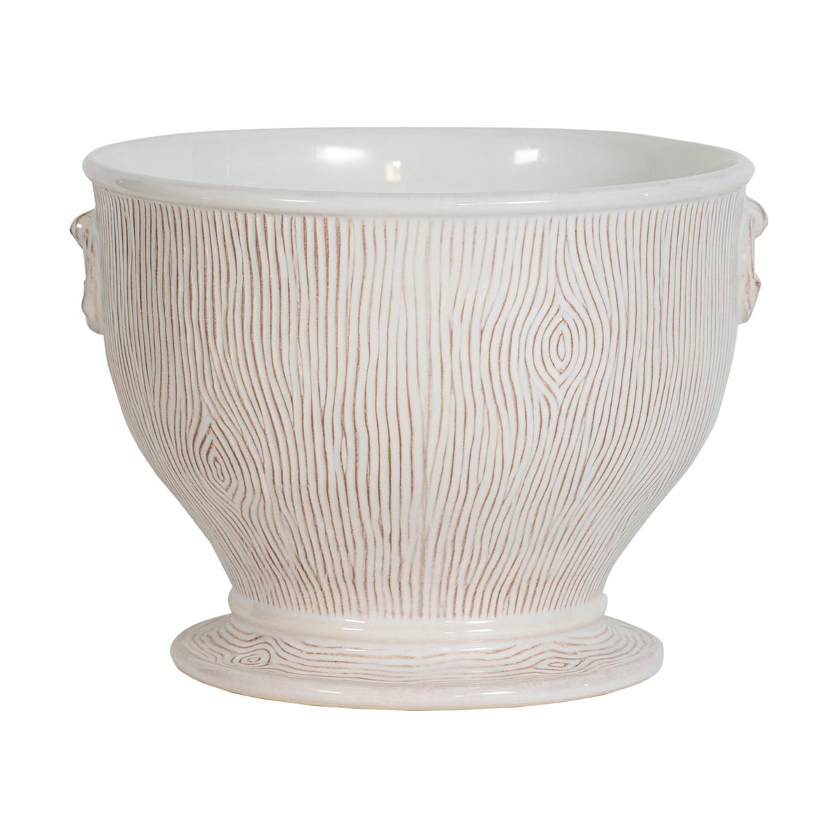 Juliska Blenheim Oak 9" Cachepot - Whitewash