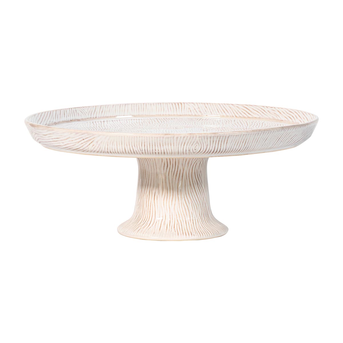 Juliska Blenheim Oak Cake Stand - Whitewash