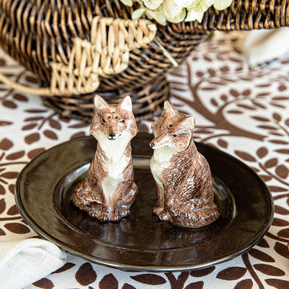 Juliska Clever Creatures Fox Salt & Pepper Set - La Petite Maison