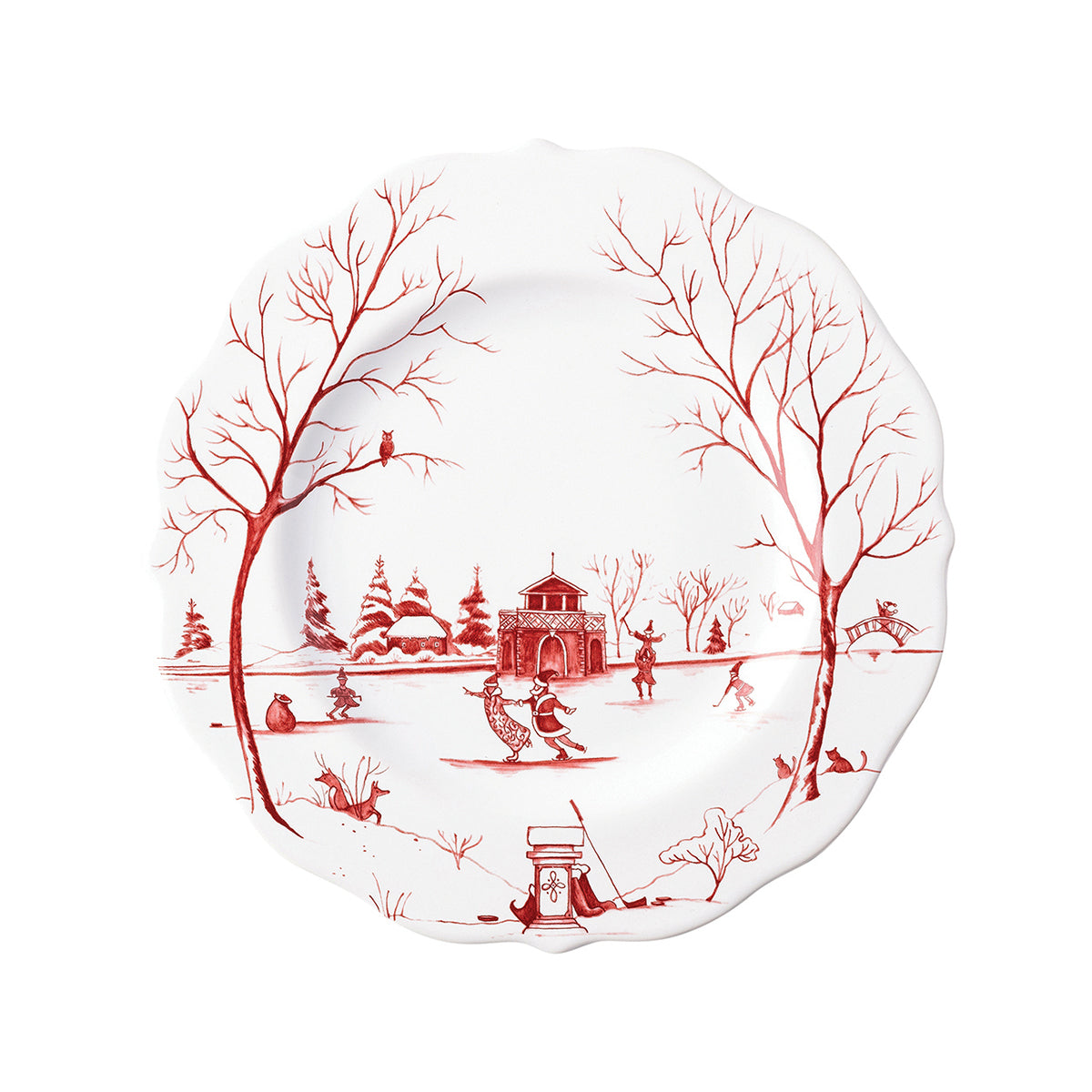 Juliska Country Estate Winter Frolic Dessert/Salad Plate