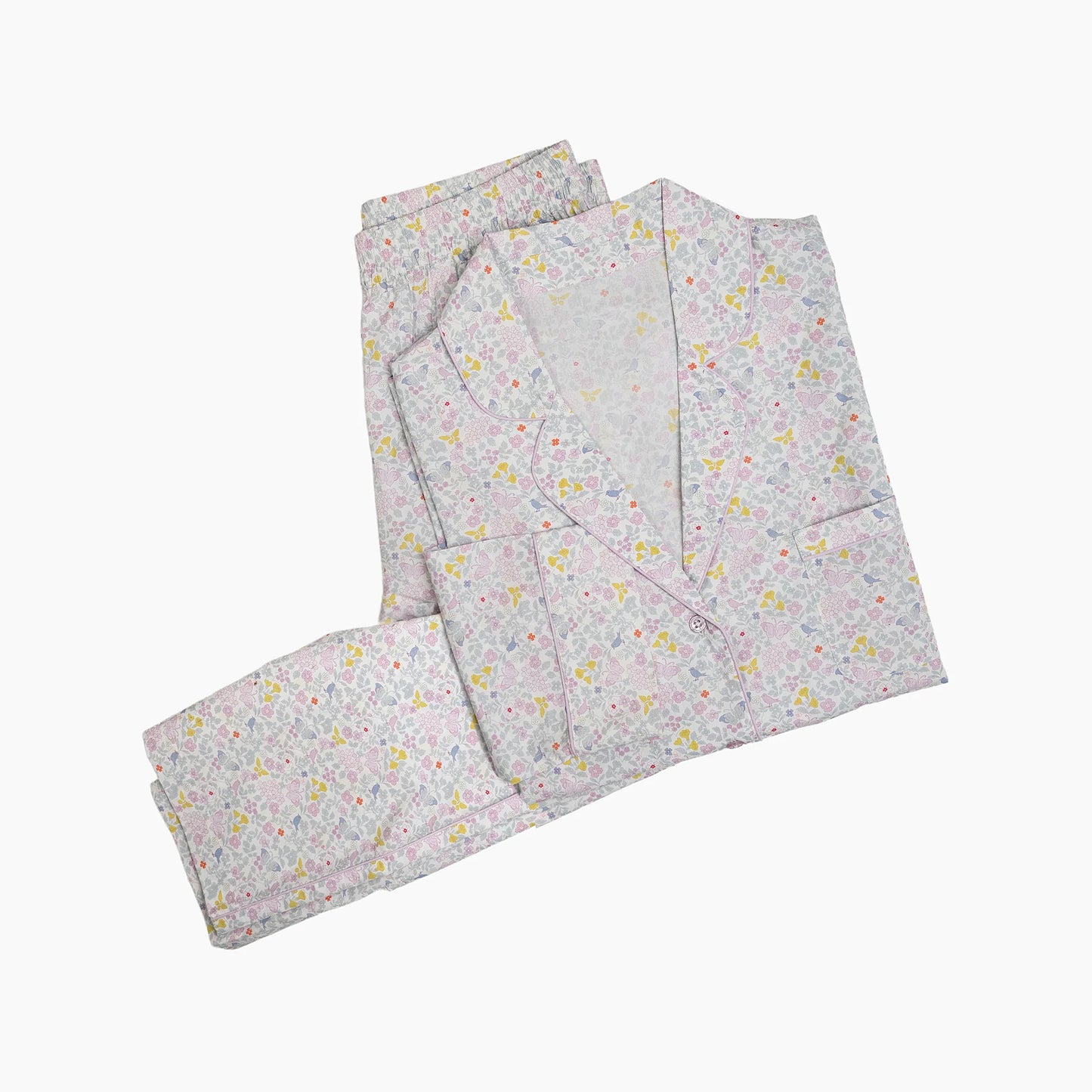 Lenora Classic Capri Pajamas - Lavender Blossom