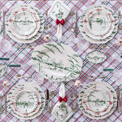Juliska Country Estate Winter Frolic Napkin - Evergreen
