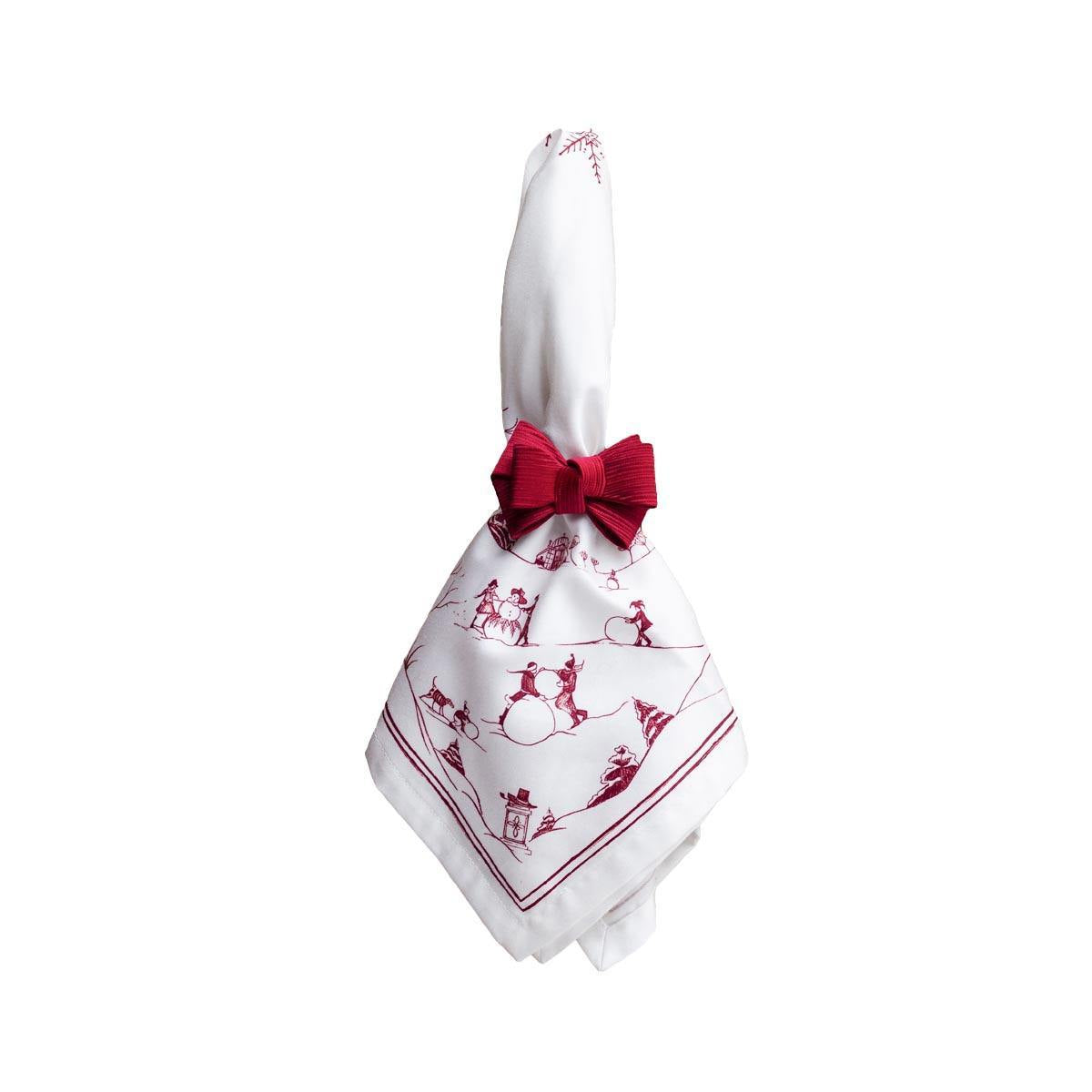 Juliska Country Estate Napkin Ruby Winter Frolic