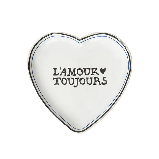 Juliska L'Amour Toujours 7" Heart Tray, La Petite Maison
