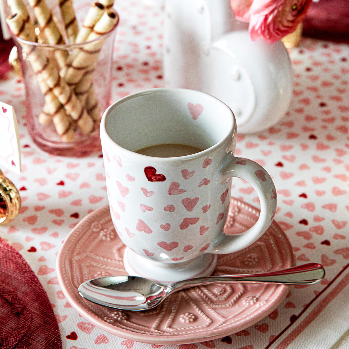 Juliska Love You More Mug - Pink - La Petite Maison