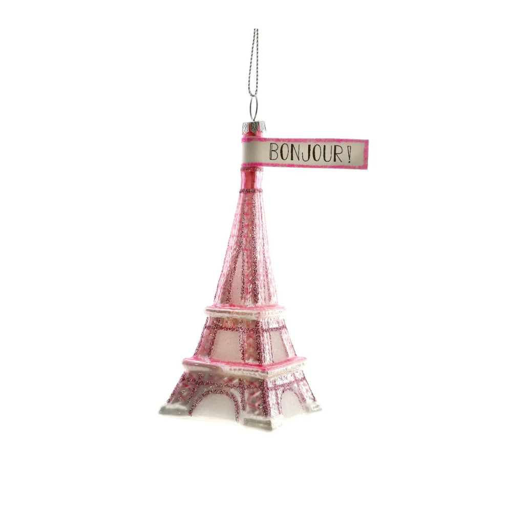 Cody Foster Eiffel Tower Pink Ornament