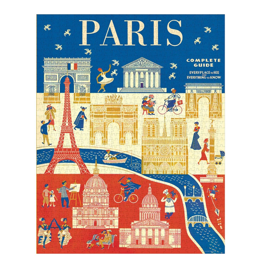 Cavallini Papers & Company Paris 1000 Piece Puzzle