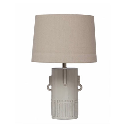 Stoneware Reactive Glaze Lamp