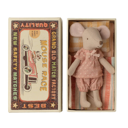 Maileg Big Sister Mouse in Matchbox 4 PCS