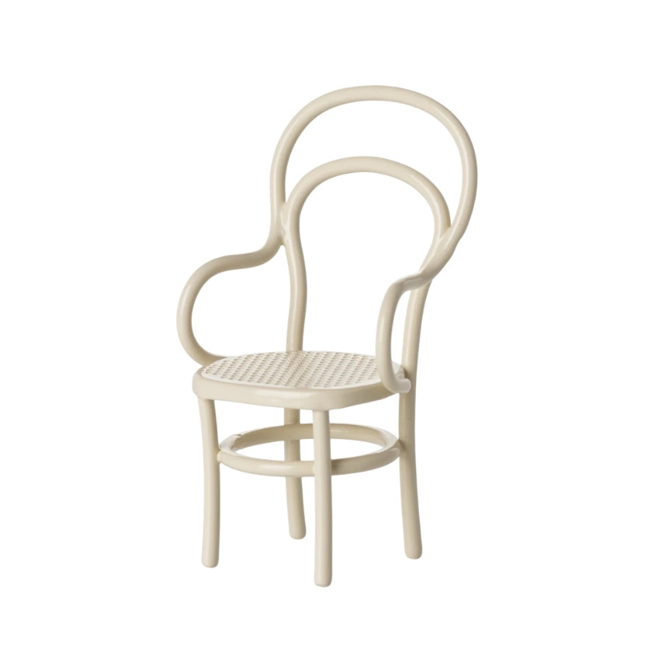 Maileg Vintage chair, Mouse - Off white