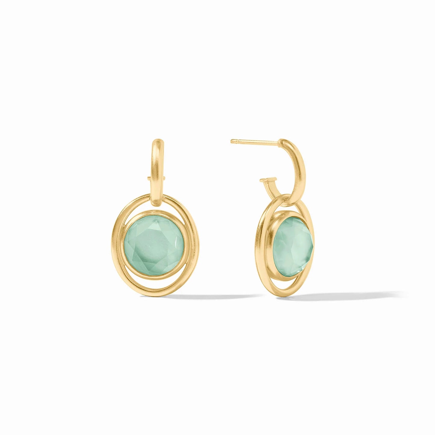 Julie Vos Laguna Hoop & Charm Earring - La Petite Maison