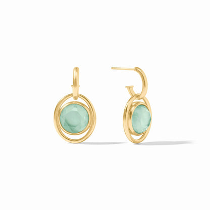 Julie Vos Laguna Hoop & Charm Earring - La Petite Maison