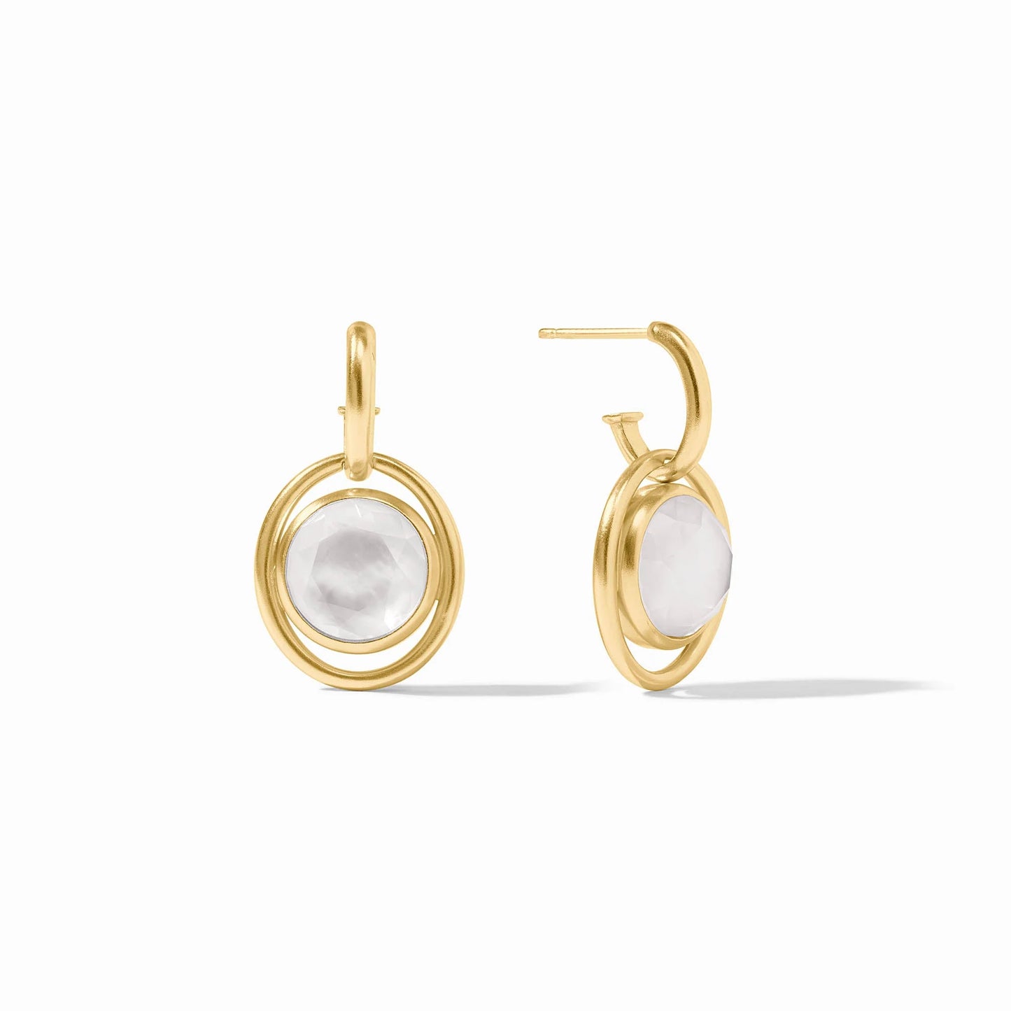 Julie Vos Laguna Hoop & Charm Earring - La Petite Maison