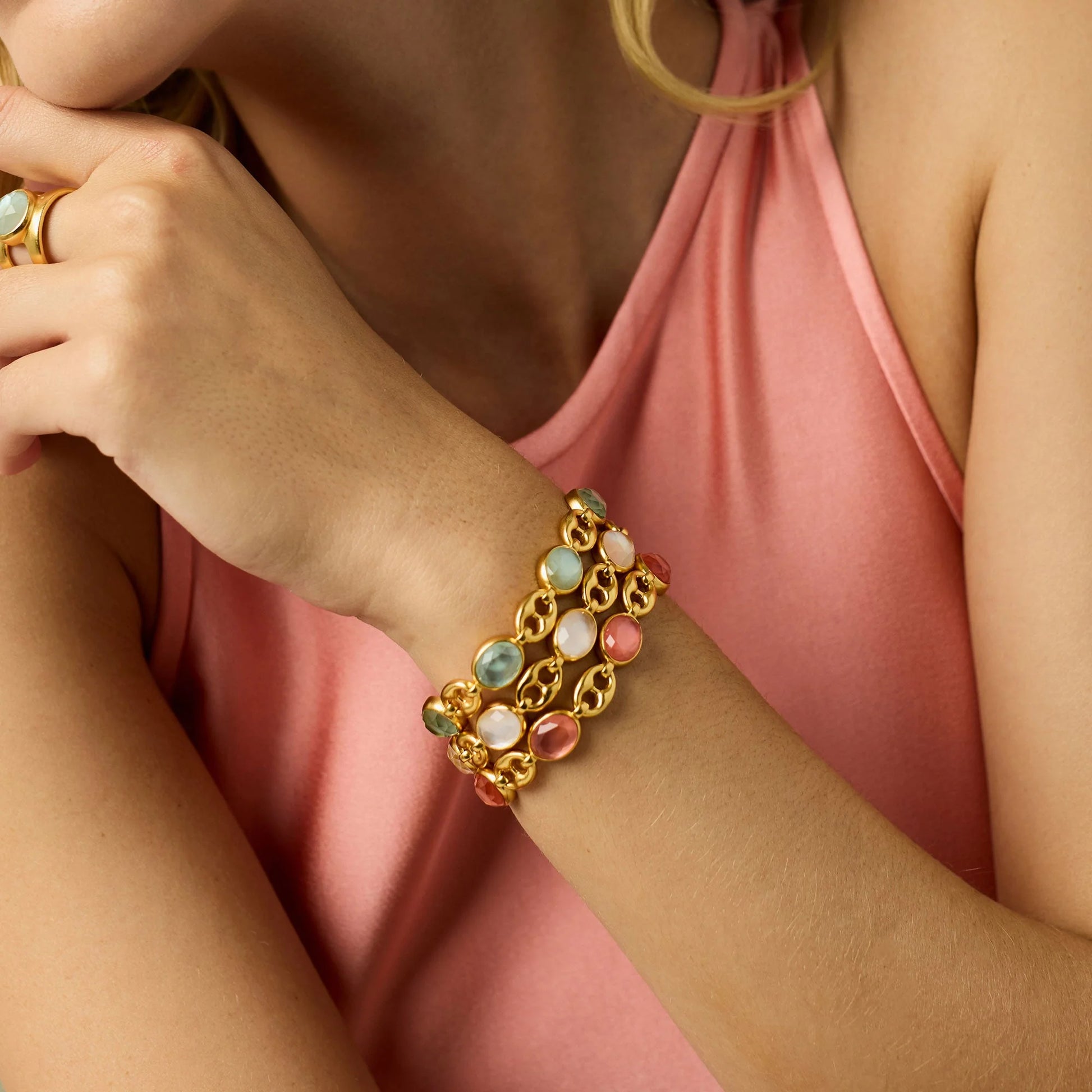 Julie Vos Laguna Stone Bracelet