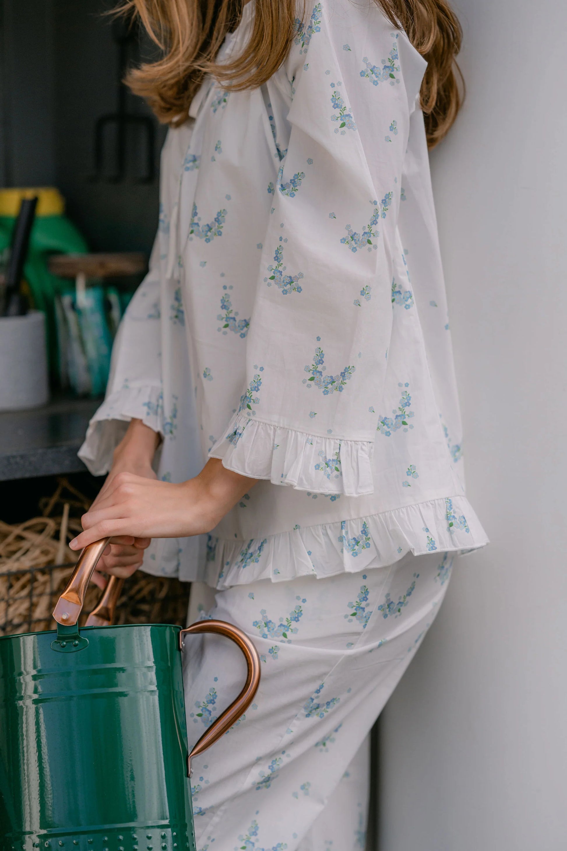 Lenora Lucy Ruffle Long Pajamas