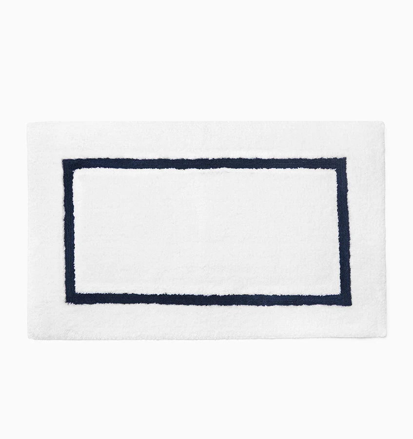 Sferra Lindo Bath Rug - Navy, La Petite Maison