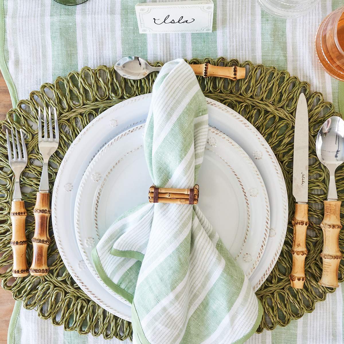 Juliska Berry & Thread Melamine Dinner - Whitewash