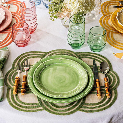 Juliska Berry & Thread Melamine Dinner Plate Seagrass