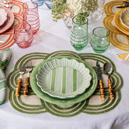 Juliska Berry & Thread Melamine Dinner Plate Seagrass