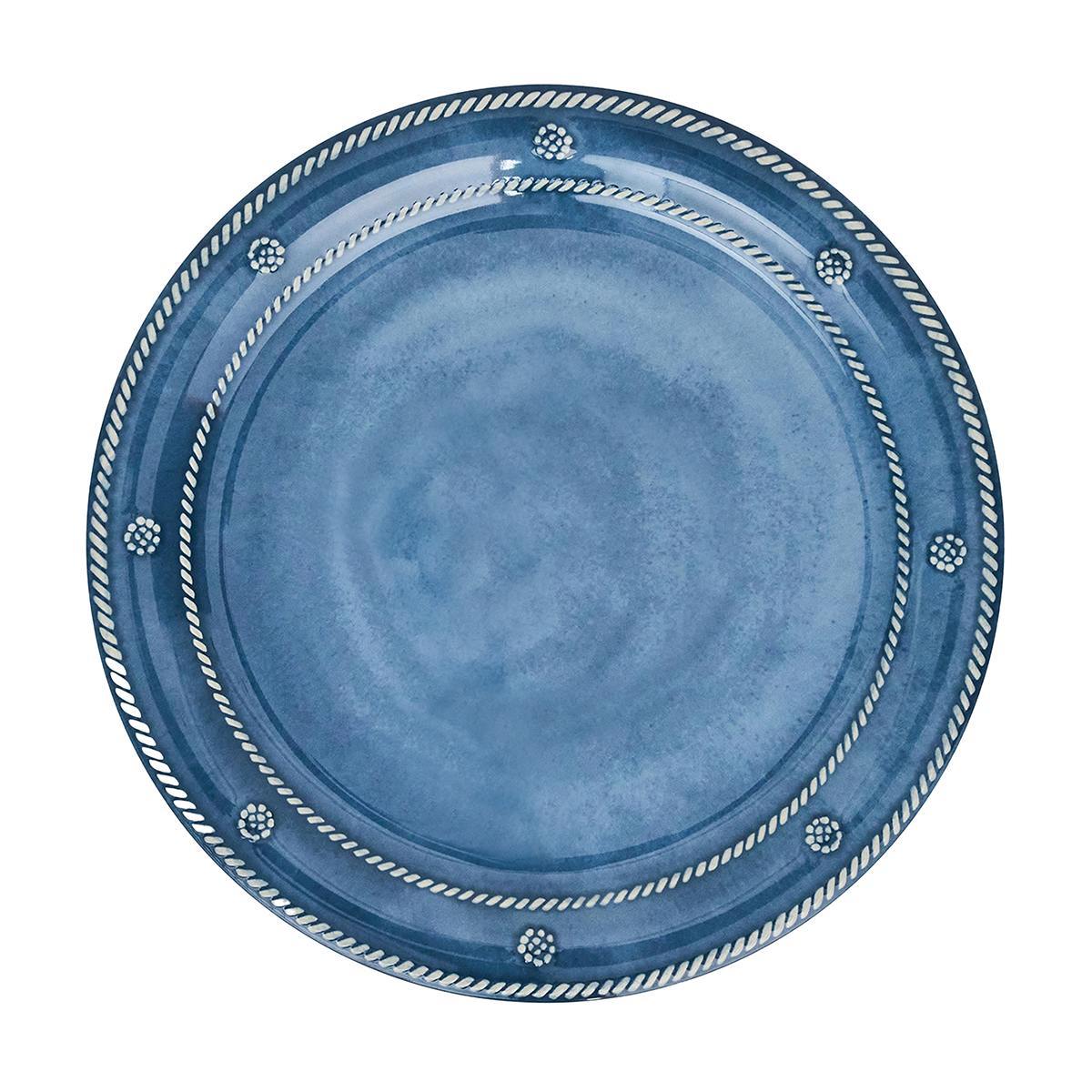 Juliska Berry & Thread Melamine Dinner Plate Ocean