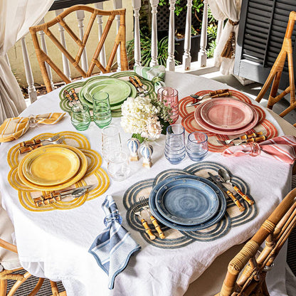 Juliska Berry & Thread Melamine Dinner Plate Ocean