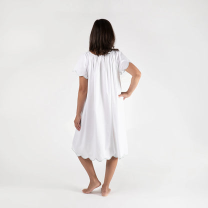 Lenora Vandy Cotton Nightgown - Seafoam